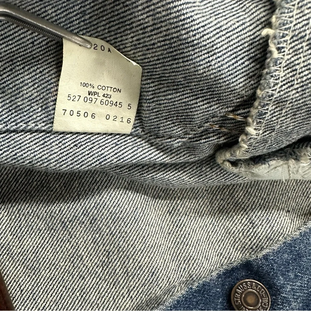 Levi’s 70506 VNTG 80s made in USA sz 38 paper tag trucker denim jacket - Picture 8 of 8